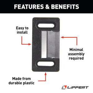 Lippert Components 198287 Screen Door Latch Striker Plate||198287_1.Jpg||86||m6v198287||1041664
