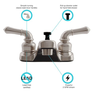 Dura Faucet Df-Pl720c-Sn Faucet||df-Pl720c-Sn.Jpg||89||d6udfpl720csn||876993