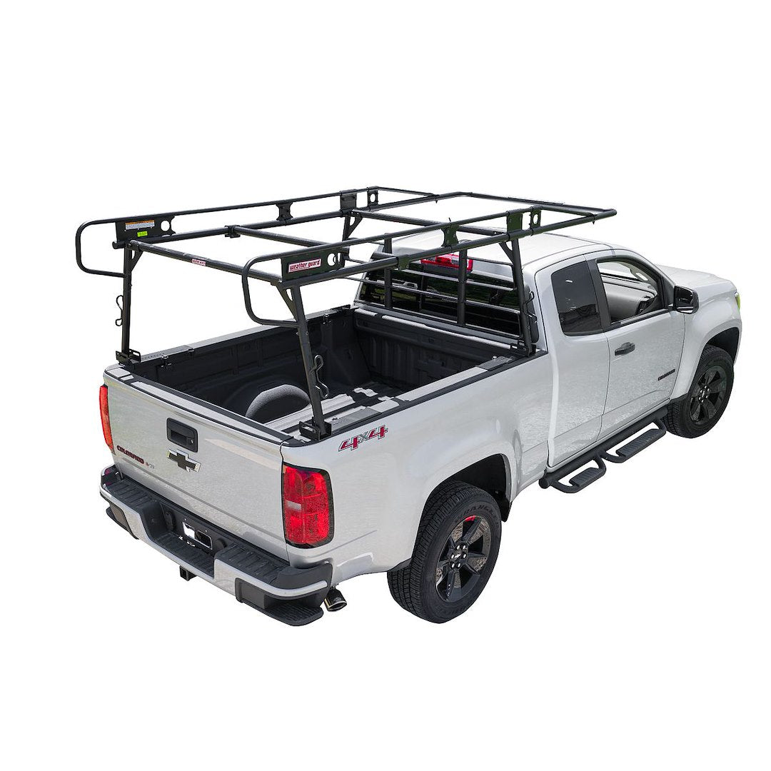 Product of Weather Guard (Werner) 1058-52-01 Bolt-On Black Matte Powder Coated Bar Style Headache Rack 