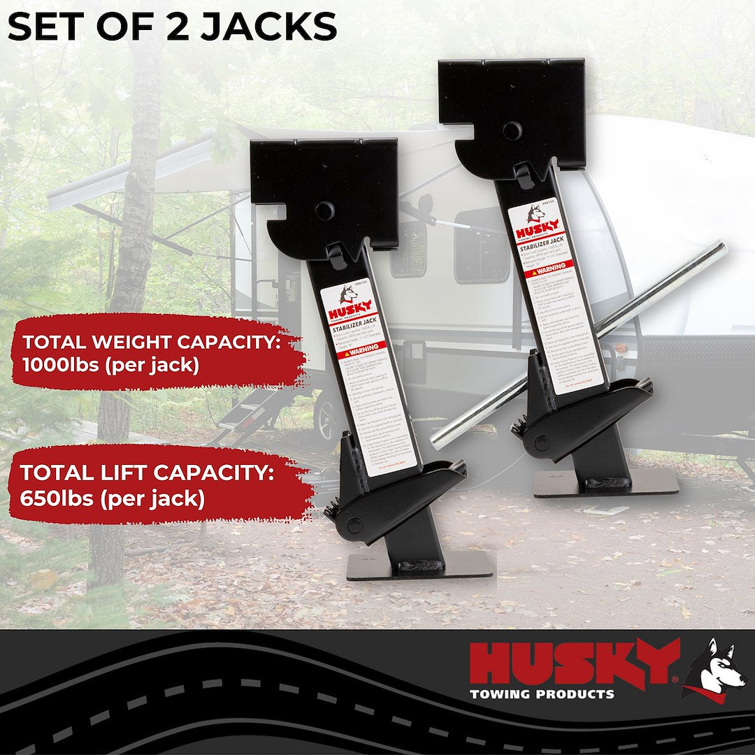 Husky Towing 88150 Trailer Stabilizer Jack Stand||hus_88150_Drop Leg Stabilizer Jacks_B2c_4.Jpg||88||hus88150||1598626