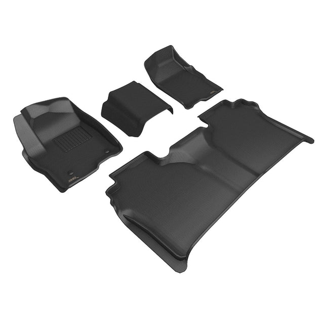 Product of 3D Mats KAGU L1GM03101509 Black Thermoplastic Rubber Of Carbon Fiber Texture Floor Liner 