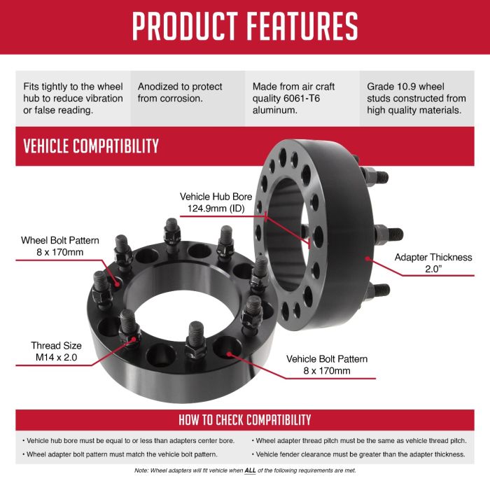 Coyote Wheel Accessories 8170-8170hr-E142 Wheel Adapter||8170-8170hr-E142_2.Jpg||87||rev8170hre142||1699309