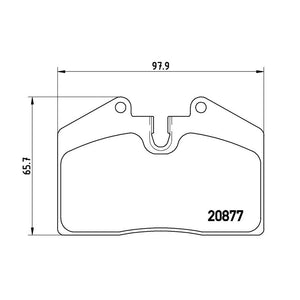 Product of Brembo P85094 Brake Pad - Set Of 4 