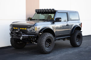 Product of DV8 Offroad SRBR-04 Rock Sliders Nerf Bar With Surface Steps 