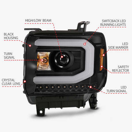 Product of Anzo Usa 111487 Headlight Assembly