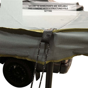 Product of Overland Vehicle Systems 19679907 SUV/Pickup Overlanding Manual Awning , Gray Solid 