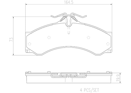 Brembo P50088n Brake Pad||p50088n_1.Png||86||brmp50088n||2104631