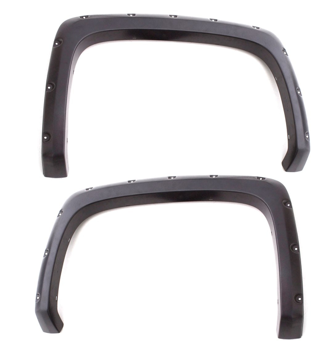 Product of Lund International RX130TB Pocket Style/ Exposed Fasteners Black Fender Flare - Set Of 2 