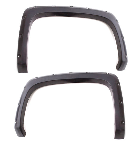 Product of Lund International RX130TB Pocket Style/ Exposed Fasteners Black Fender Flare - Set Of 2 