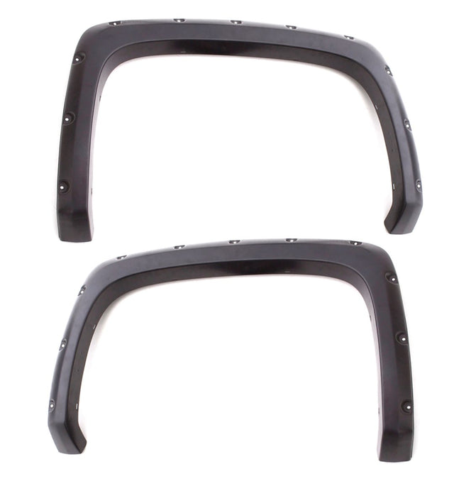 Product of Lund International RX130TB Pocket Style/ Exposed Fasteners Black Fender Flare - Set Of 2 