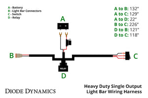 Product of Diode Dynamics Dd4031 Light Bar Wiring Harness