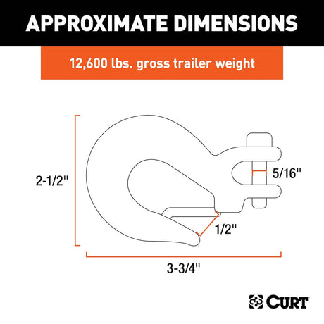 Curt 81940 Trailer Safety Chain Hook||81940_3008x1990_Ca.Jpg||86||c9381940||1553099