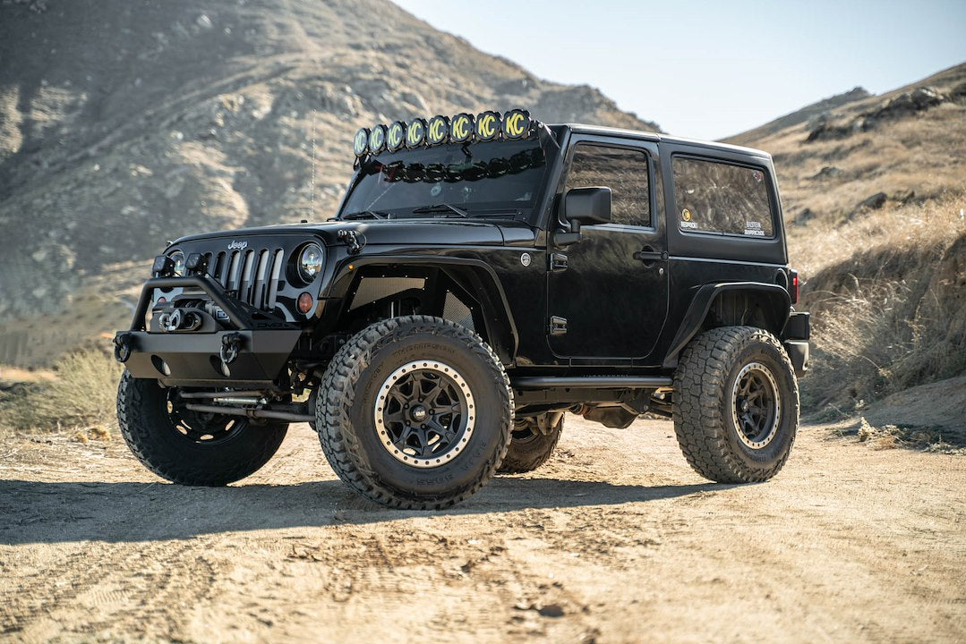 Product of DV8 Offroad SRJK-09 OE Plus Nerf Bar With Surface Steps 