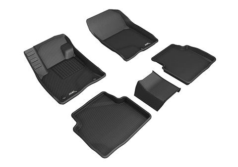 Product of 3D Mats KAGU L1FR12301509 Black Thermoplastic Rubber Of Carbon Fiber Texture Floor Liner 