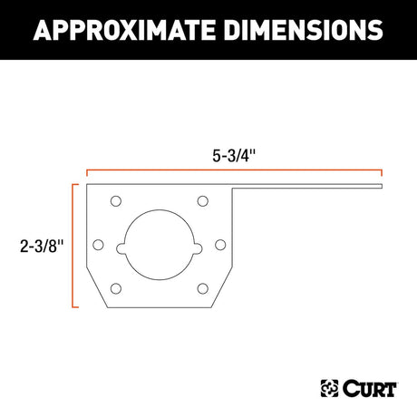 Curt 58210 Trailer Wiring Connector Mounting Bracket||58210_3008x1990_Ca.Jpg||86||c9358210||1679545