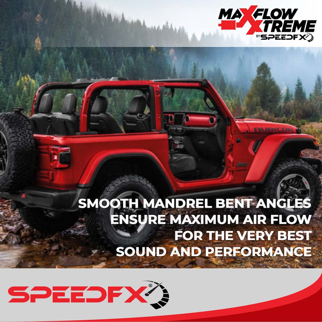 Product of SpeedFX 50600 MaxFlow Xtreme Axle Back System Single Exhaust System Kit 