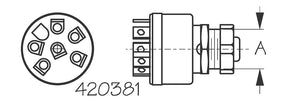 Product of Sea Dog 420381-1 Marine Ignition Switch