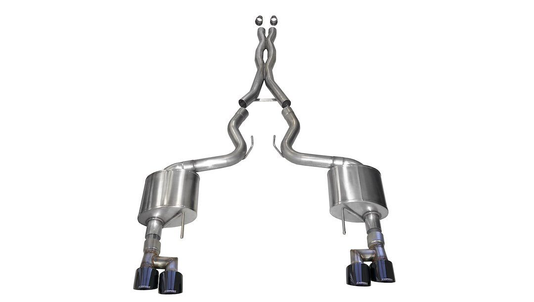 Product of Corsa Performance 21040BLK Xtreme Cat Back System Dual Exhaust System Kit 