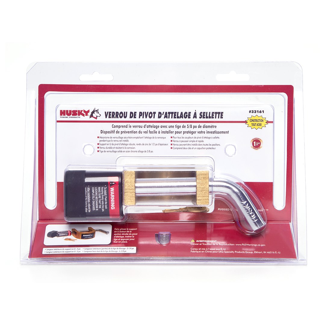 Husky Towing 33161 Fifth Wheel Trailer Hitch King Pin Lock||hus_33161_Lock_5th Wheel_King Pin_F Gf.Jpg||90||hus33161||1066309