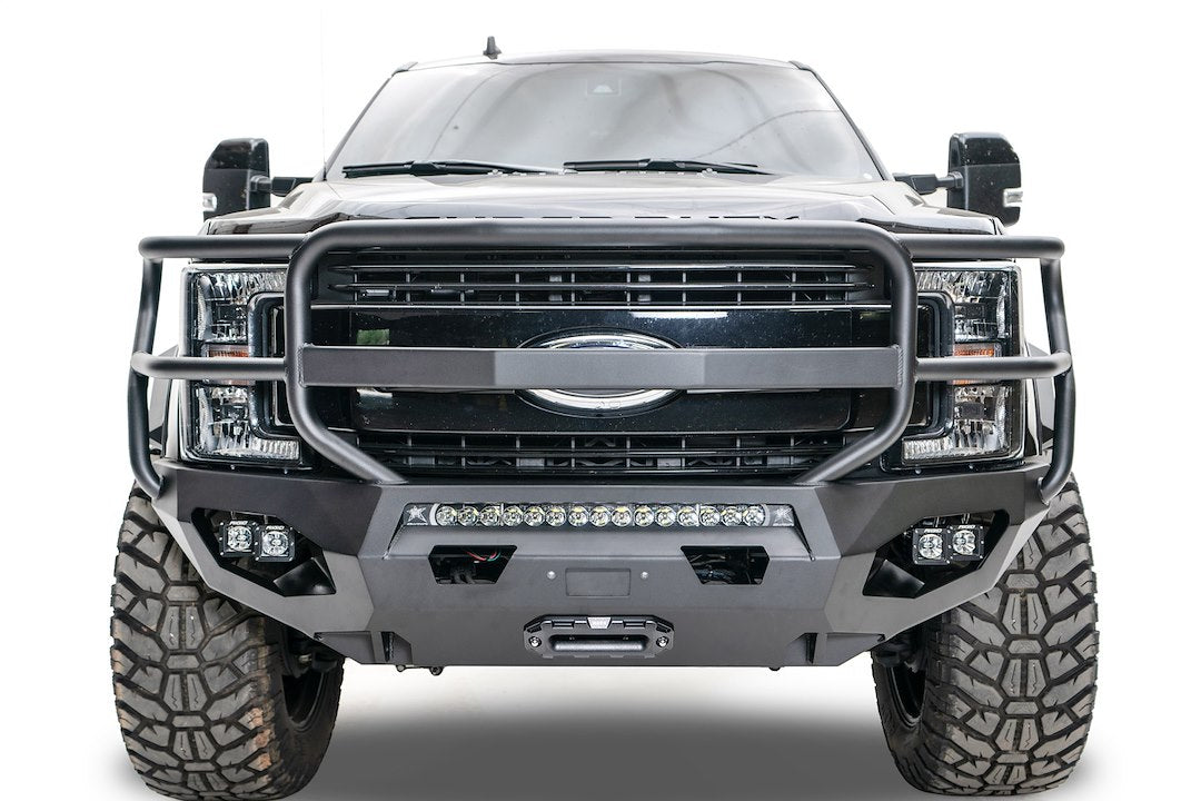 Product of Fab Fours FS17-X4160-1 Matrix Series Steel Powder Coated Bumper 