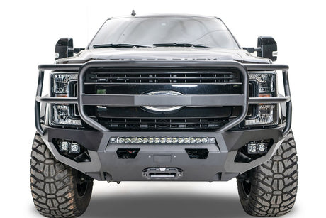 Product of Fab Fours FS17-X4160-1 Matrix Series Steel Powder Coated Bumper 