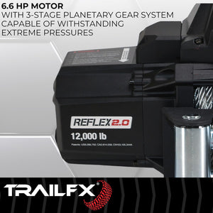 Product of TrailFX WR212B 12000 Pound Vehicle Recovery Winch 