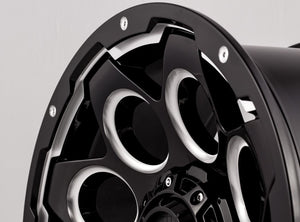 Product of Grid Wheels 18x9 Black With Natural Accents Wheel - Not Applicable Bolt Pattern 
