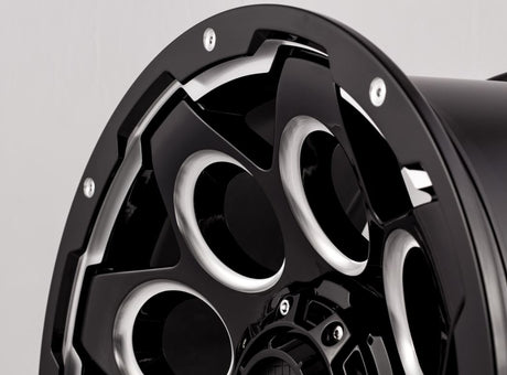 Product of Grid Wheels 18x9 Black With Natural Accents Wheel - Not Applicable Bolt Pattern 
