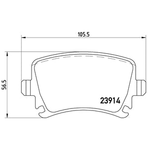 Brembo P85095x Brake Pad||p85095x_Drw.Jpg||88||brmp85095x||1755070