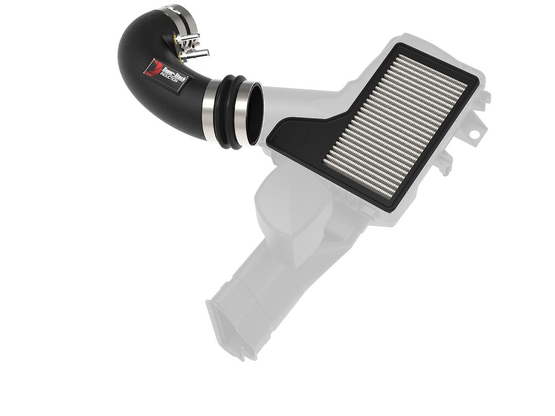 Product of Advanced FLOW Engineering 55-10004D Matte Street Cold Air Intake w/ White Filter 