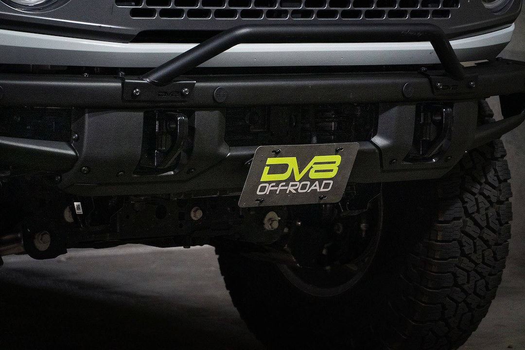 Dv8 Offroad Lpbr-01 License Plate Relocation Kit||front-Bronco-License-Plate-Bracket.Jpg||92||dv8lpbr01||1628025