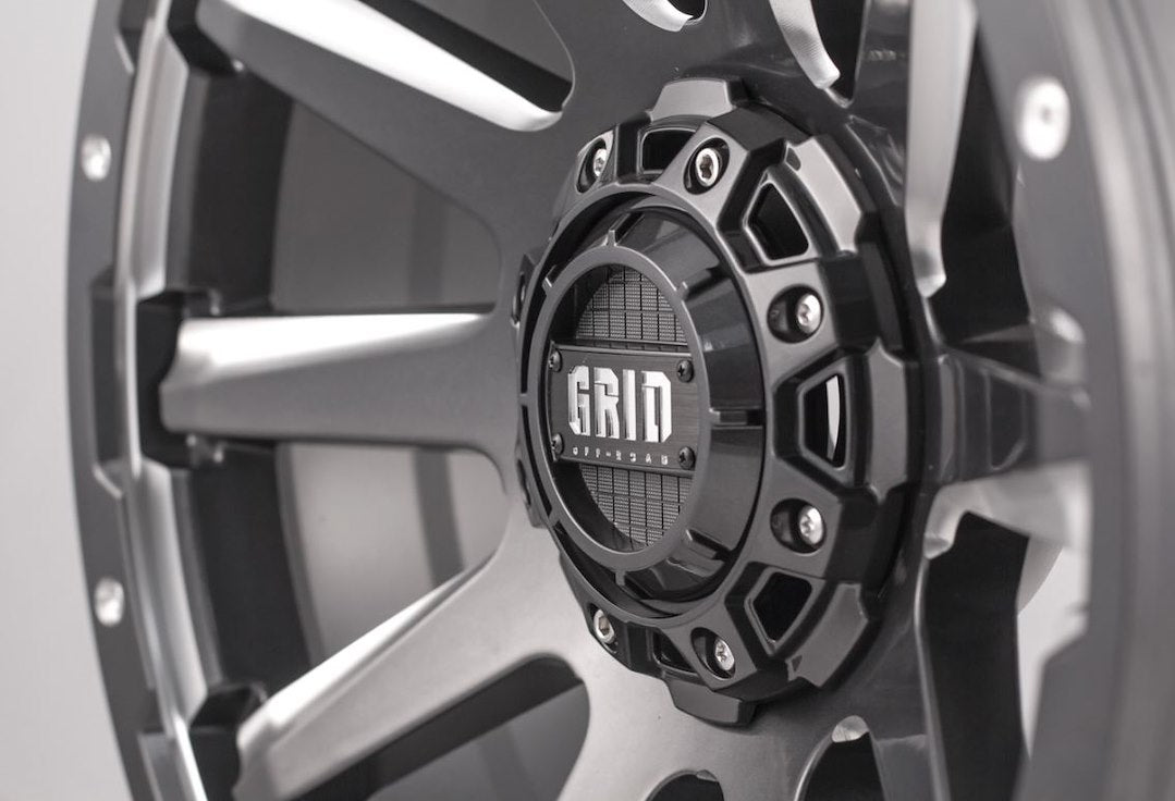 Product of Grid Wheels 18x9 Black With Natural Accents Wheel - Not Applicable Bolt Pattern 