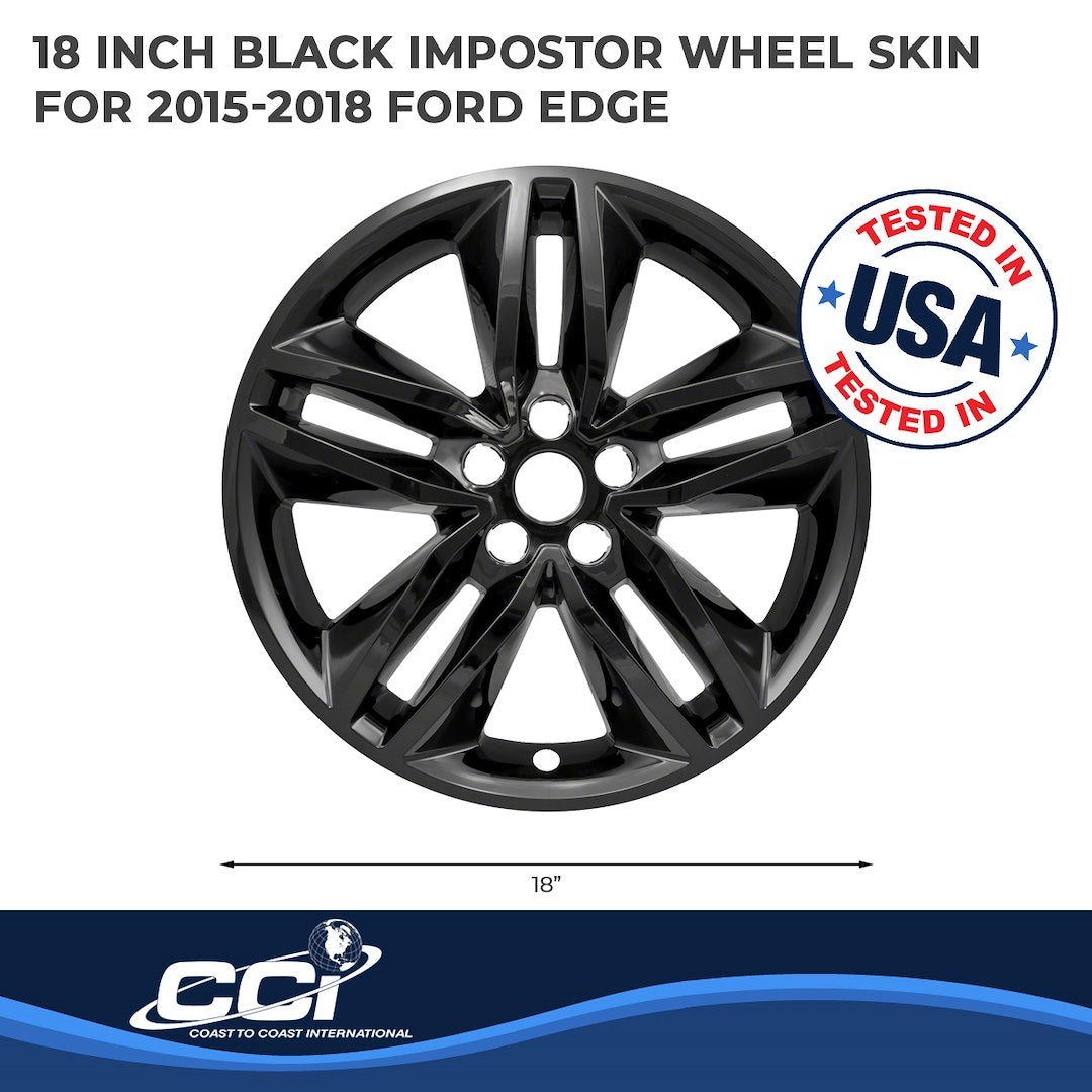 Product of Coast To Coast IWCIMP385BLK Silver Set Of 4 