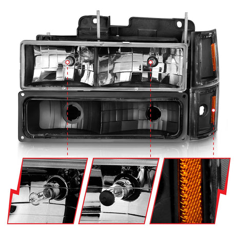 Product of Anzo Usa 111505 Headlight Assembly