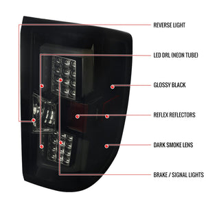 Product of Spec-D Tuning LT-SIV14BBLED-TM Tail Light Assembly 