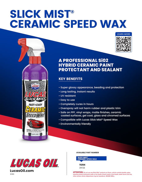 Product of Lucas Oil 11294 Car Wax