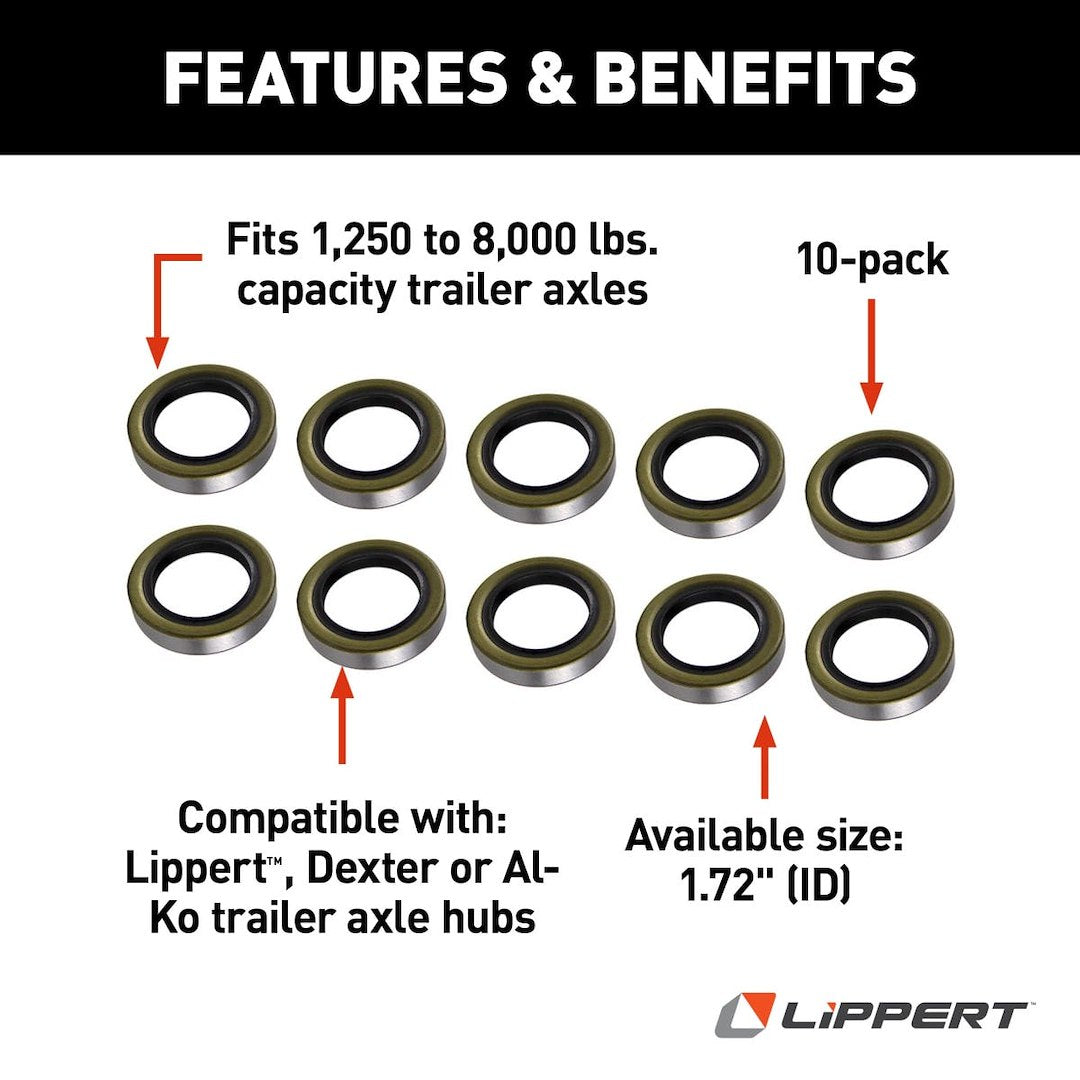 Product of Lippert Components 333961 Trailer Wheel Bearing Seal