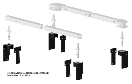 Product of PullRite 3124 Bolt-On Fifth Wheel Trailer Hitch Mount Kit 