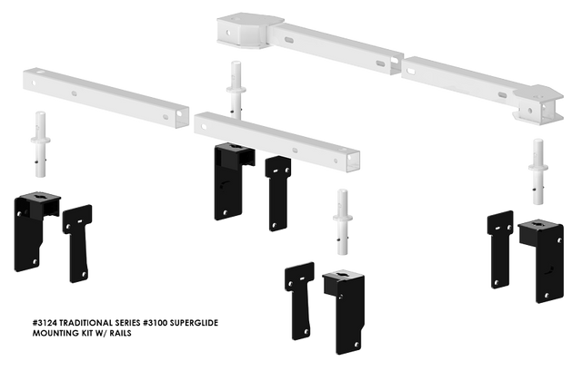 Product of PullRite 3124 Bolt-On Fifth Wheel Trailer Hitch Mount Kit 