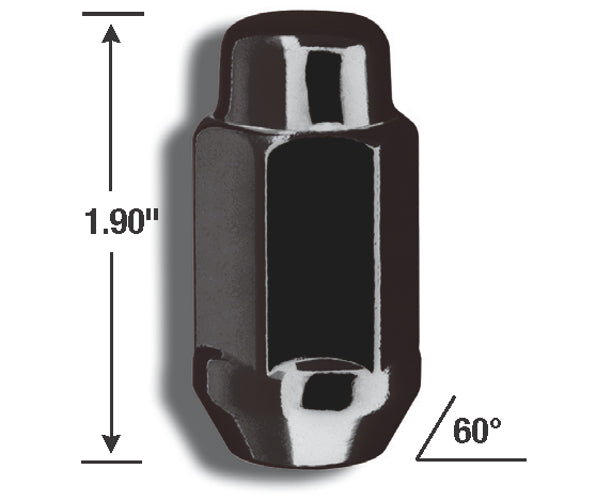 Product of Gorilla 41197XLBCB 60 Degree Conical Bulge 9/16x18 Lug Nut 