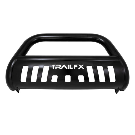 Product of TrailFX 1320211093 Bull Bar Black Powder Coated 3 Inch Yes with skid plate 