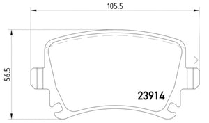 Product of Hella 355010601 Brake Pad - 