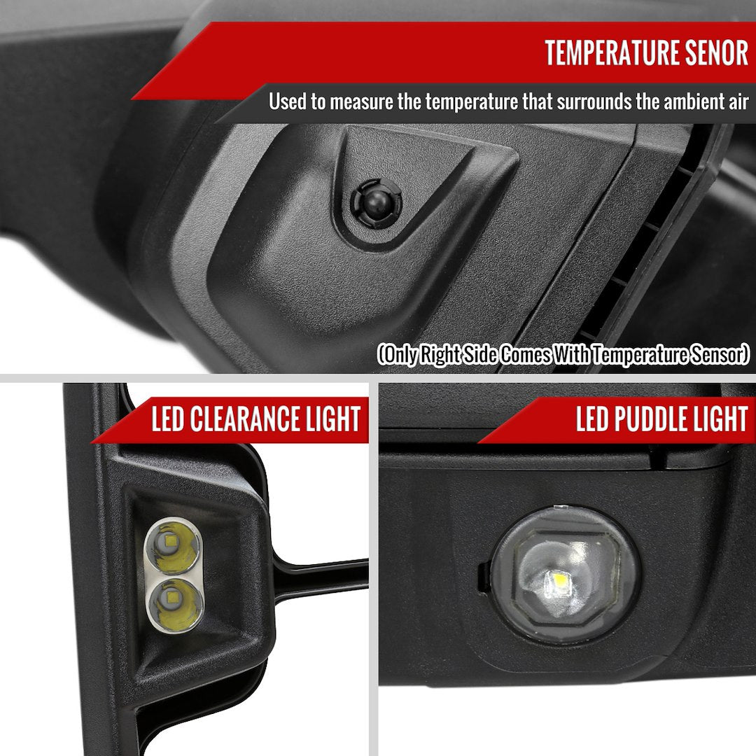 Spec-D Tuning Rmx-Sie1915g3hp-Fs Exterior Towing Mirror||rmx-Sie1915g3hp-Fs_5.Jpg||90||sdtsie1915g3h||1701115
