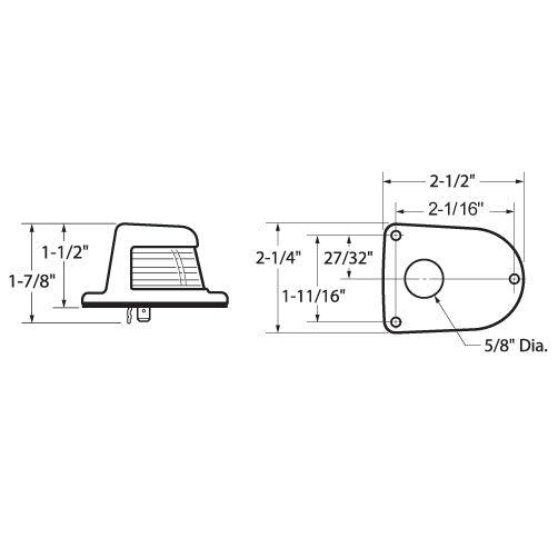 Product of Attwood Marine 66319r7 Navigation Light