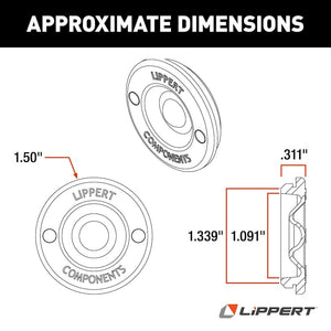 Lippert Components 693722 Trailer Wheel Bearing Dust Cap O-Ring||693722_1.Jpg||86||m6v693722||1061891