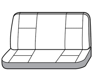 Product of Covercraft SS6348PCGY SeatSaver® Gray Polycotton Seat Cover 