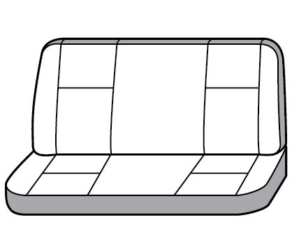 Product of Covercraft SS6348PCGY SeatSaver® Gray Polycotton Seat Cover 