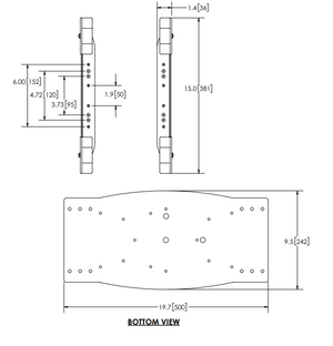 Ecco Electronic Ez6016-W Warning Light Mount||ez6016-W_2.Png||87||e51ez6016w||2470091