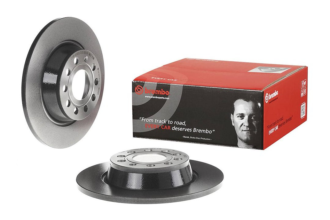 Product of Brembo 08A20211C02 Solid 1 Piece Brake Rotor 