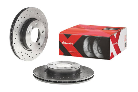 Product of Brembo 0953903XC02 Xtra Vented Cross Drilled 1 Piece Brake Rotor 